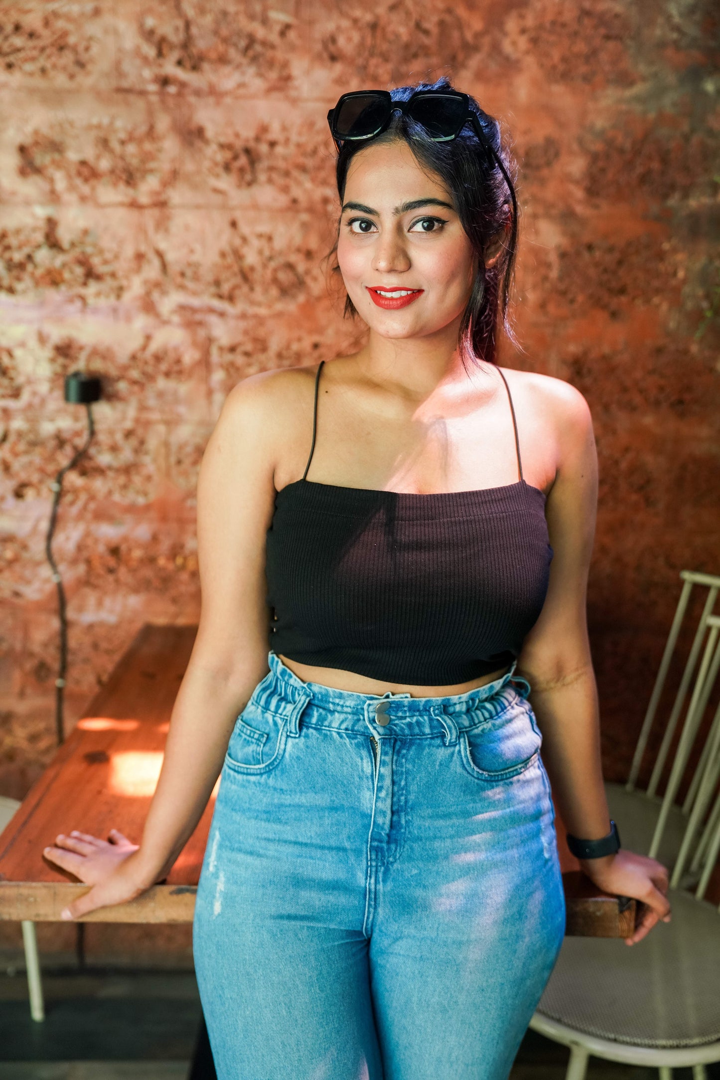 Basic Spaghetti crop top