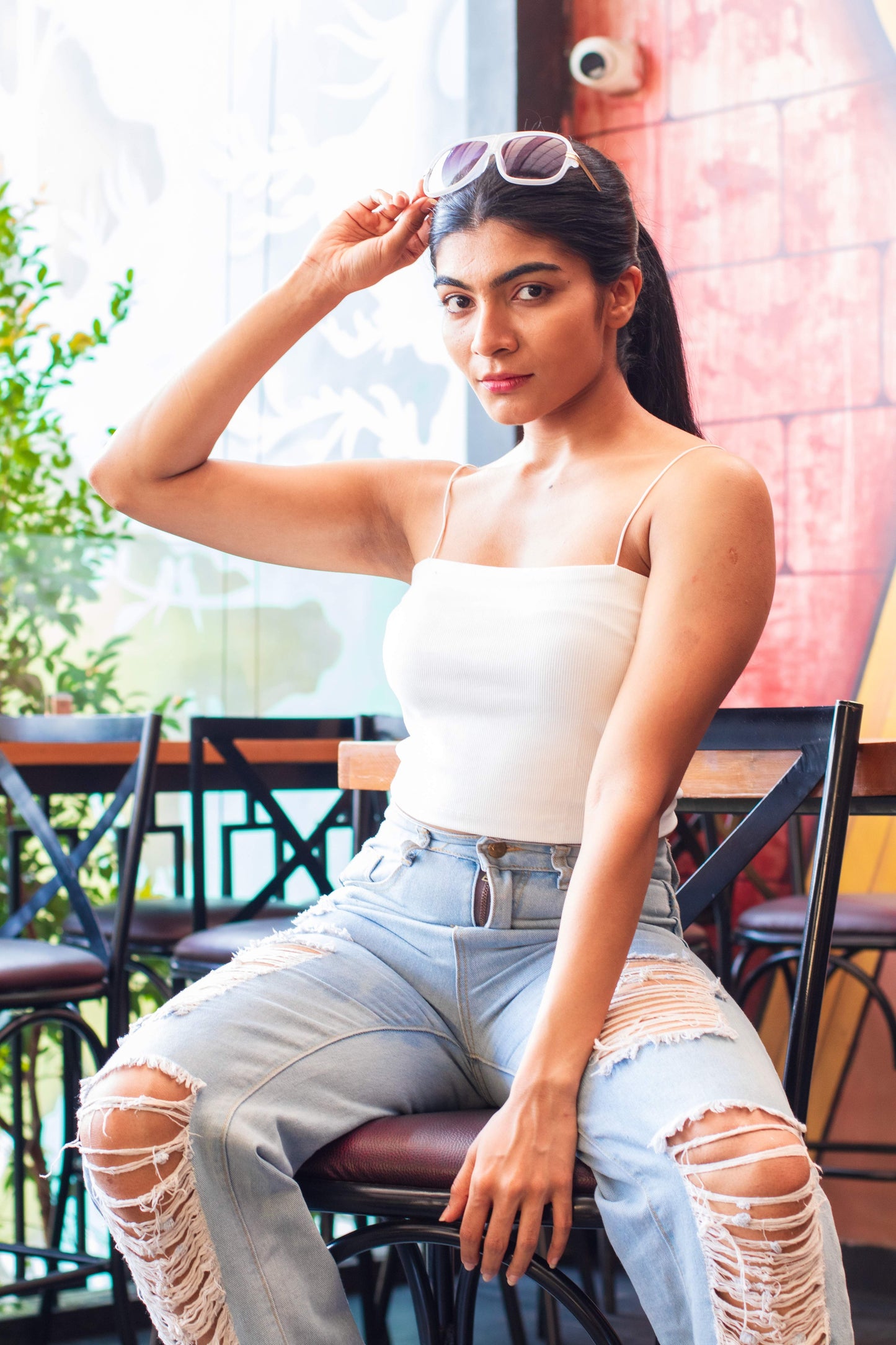 Basic Spaghetti crop top