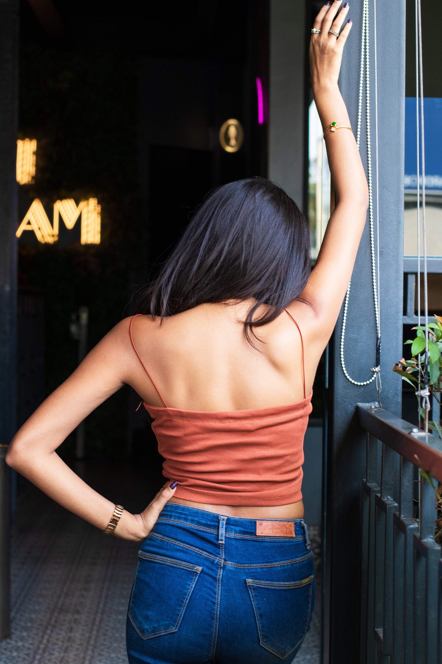 Basic Spaghetti crop top